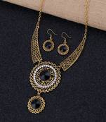 Elegant Look Gold Plated Plated Neckalce Set Jewellery For Women And Girls