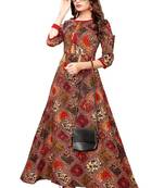 Long Printed Party Wear Ethnic Kurti Women KE_72