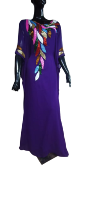 Moroccan Kaftan  Farasha Abaya Maxi Modern Fancy Floor Length Dress 4