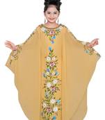 Royal Ethnic Maxi Abaya Moroccan Islamic Kaftan Beach Fancy Modern Floor Length Bell Sleeve For Women Dress