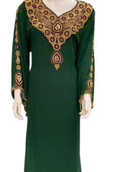 Royal Moroccan Kaftan Farasha Abaya Maxi Modern Fancy Floor Length Dress