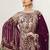 Rahi Fashion Purple Faux Georgette Semi Stitched Pakistani salwar Suit for Women