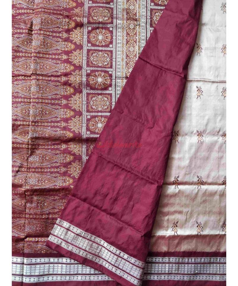 Tribal Patli Pinkish Sandal Maroon