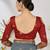 Grey woven lycra saree with blouse