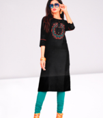Women Embroidery Work Cotton Kurti KE_391