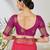 Pink woven lycra saree with blouse