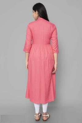 Rayon A-line Embroidery Trendy Kurti KE_Mohini_Gajri 2