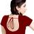 Maroon Ready To Wear Stitching Blouse With Broach And Belt And Sequence Blouse