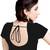 Black Ready To Wear Stitching Blouse With Broach And Belt And Sequence Blouse
