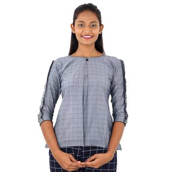 Stylish Top for Women girl Trendy Cotton Short Kurta KE_162 1
