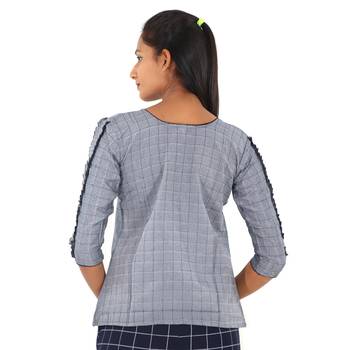 Stylish Top for Women girl Trendy Cotton Short Kurta KE_162 2