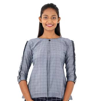 Stylish Top for Women girl Trendy Cotton Short Kurta KE_162 4