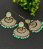 Green danglers-drops