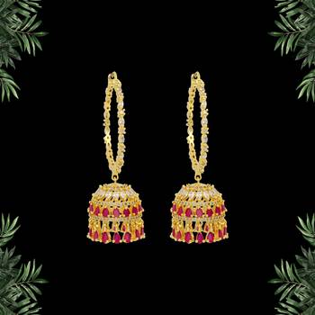 Pink jhumkas 4
