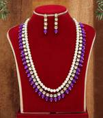 Purple necklace-sets