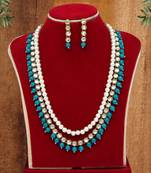 Blue necklace-sets
