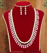 Pink necklace-sets
