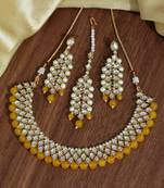 Yellow necklace-sets