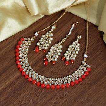 Orange necklace-sets 1