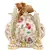Lotus Cream & Multi Faux Silk Floral Embroidered Potli