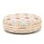 Gala Beige & Multi Faux Silk Ethnic Motifs Embroidered Round Clutch