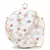Gala Natural & Multi Faux Silk Floral Embroidered Round Clutch