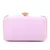 Adorn Pink & Multi Faux Silk Floral Sequinned Clutch
