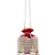 Glitz Red & White Velvet Beaded Potli