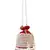 Glitz Red & White Velvet Beaded Potli