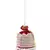 Glitz Red & White Velvet Beaded Potli