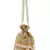 Glitz Gold & White Faux Silk Beaded Potli