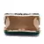 Adorn Dark Green & White Velvet Beaded Clutch