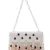 Coffer White, Green & Maroon Suede Pearl Beaded Clutch