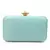 Adorn Pastel Green & Gold Faux Silk Floral Embroidered Clutch