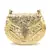 Brass Gold Embossed Design Clutch