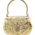 Brass Gold Embossed Design Clutch