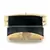 Brass Gold Embossed Design Clutch