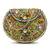 Mosiac MultiColor Beaded Metal Clutch