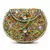Mosiac MultiColor Beaded Metal Clutch