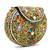 Mosiac MultiColor Beaded Metal Clutch
