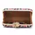 Adorn Cream & Multi Printed Satin Botanical Embroidered Clutch