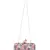 Adorn Cream & Multi Printed Satin Botanical Embroidered Clutch