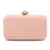 Adorn Peach & Multi Velvet Floral Embellished Clutch