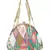Pochette Gold & Pastel Multi Faux Silk Geometric Embellished Bead Work Clutch