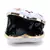 Love White & Multi Velvet Floral Embroidered Heart shaped Clutch