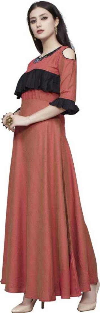 Party Wear Designer Long Kurti Gown Ethnic KE_102