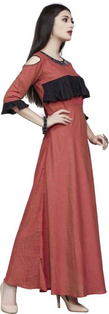 Party Wear Designer Long Kurti Gown Ethnic KE_102