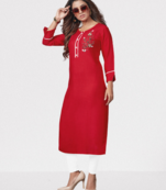 Festive wear Handwork women kurti KE_FARZEEN_Red