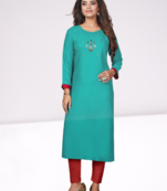 Festive wear Handwork women kurti KE_FARZEEN_Aqua