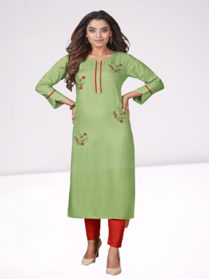 Festive wear Handwork women kurti KE_FARZEEN_Pista 1